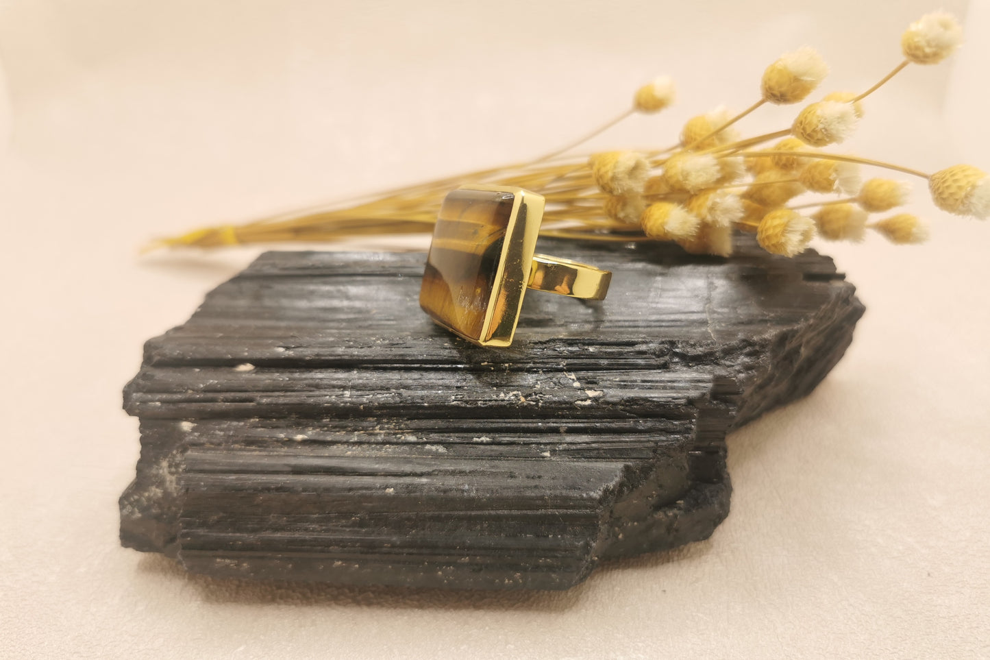 Bague Oeil de tigre "Tigresse"