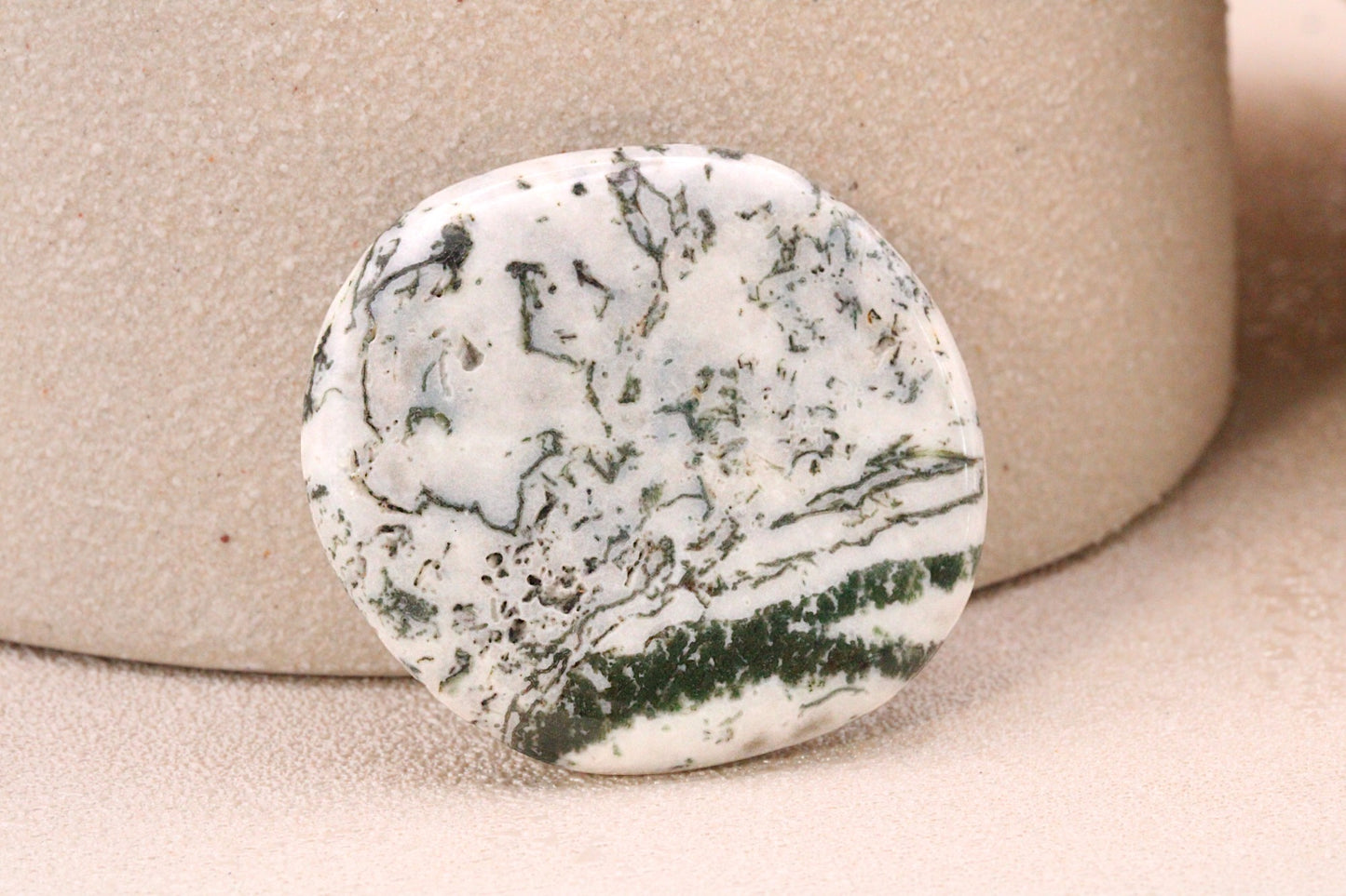 Pierre naturelle d'Agate dendritique