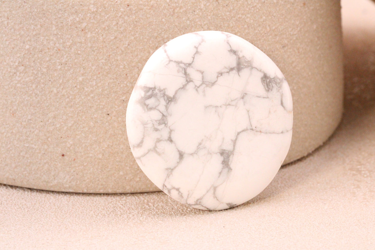 Pierre naturelle d'Howlite