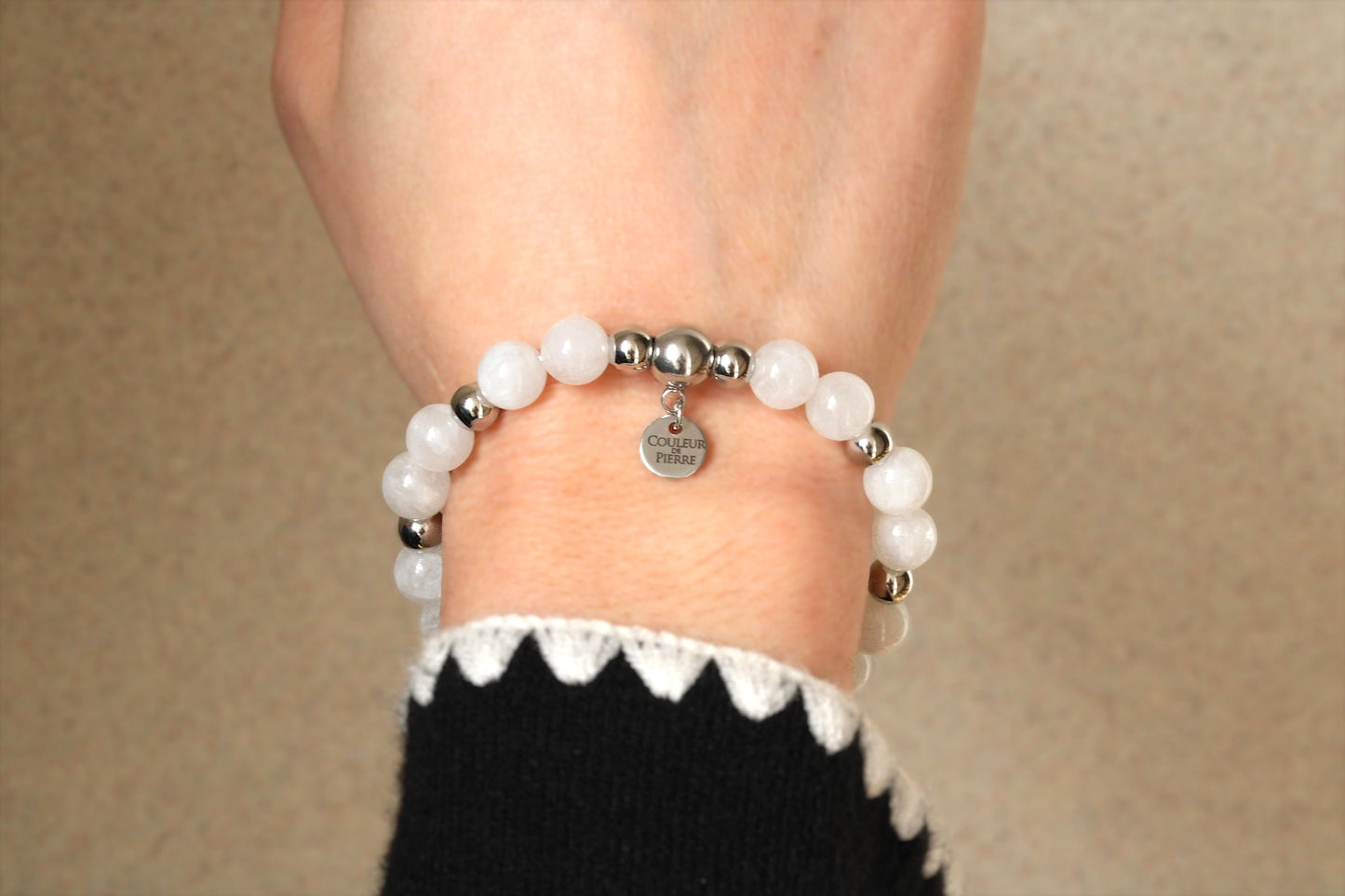 Bracelet Pierre de Lune Argent
