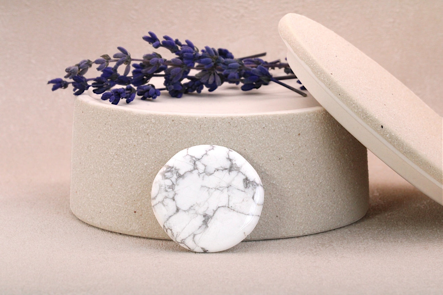Pierre naturelle d'Howlite