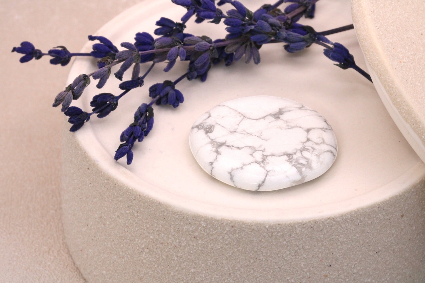Pierre naturelle d'Howlite