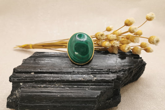 Bague en Malachite