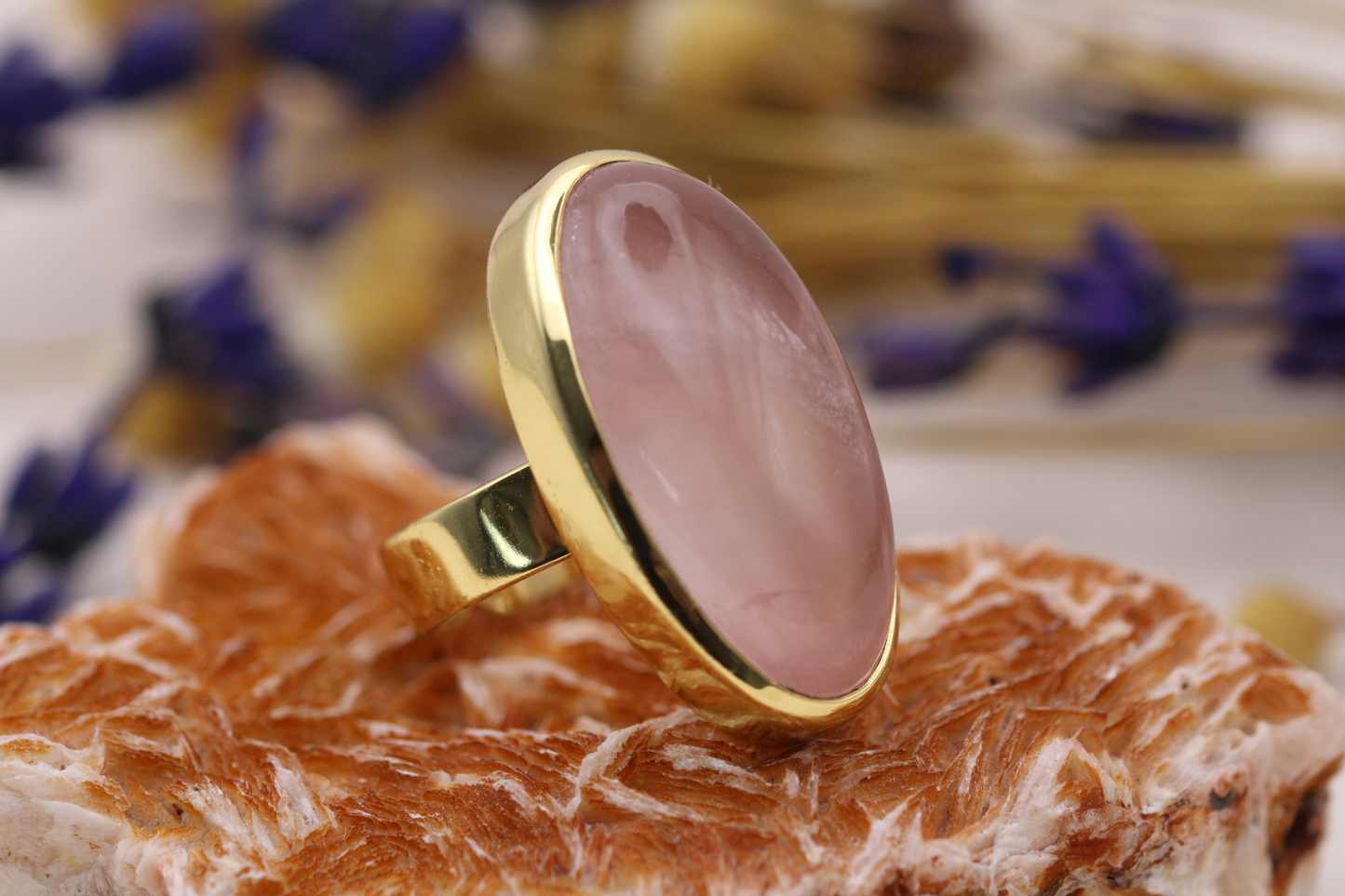 Bague en Quartz Rose – Amour et Harmonie