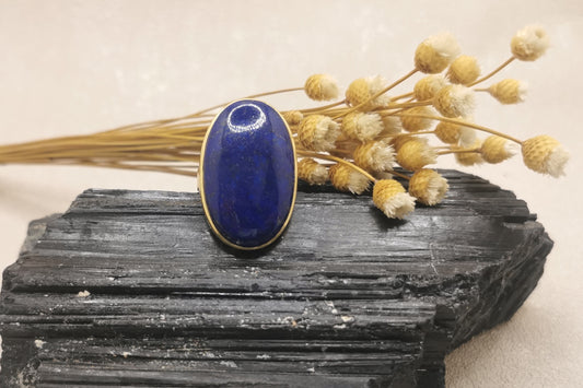 Bague Lapis lazuli "élégance"