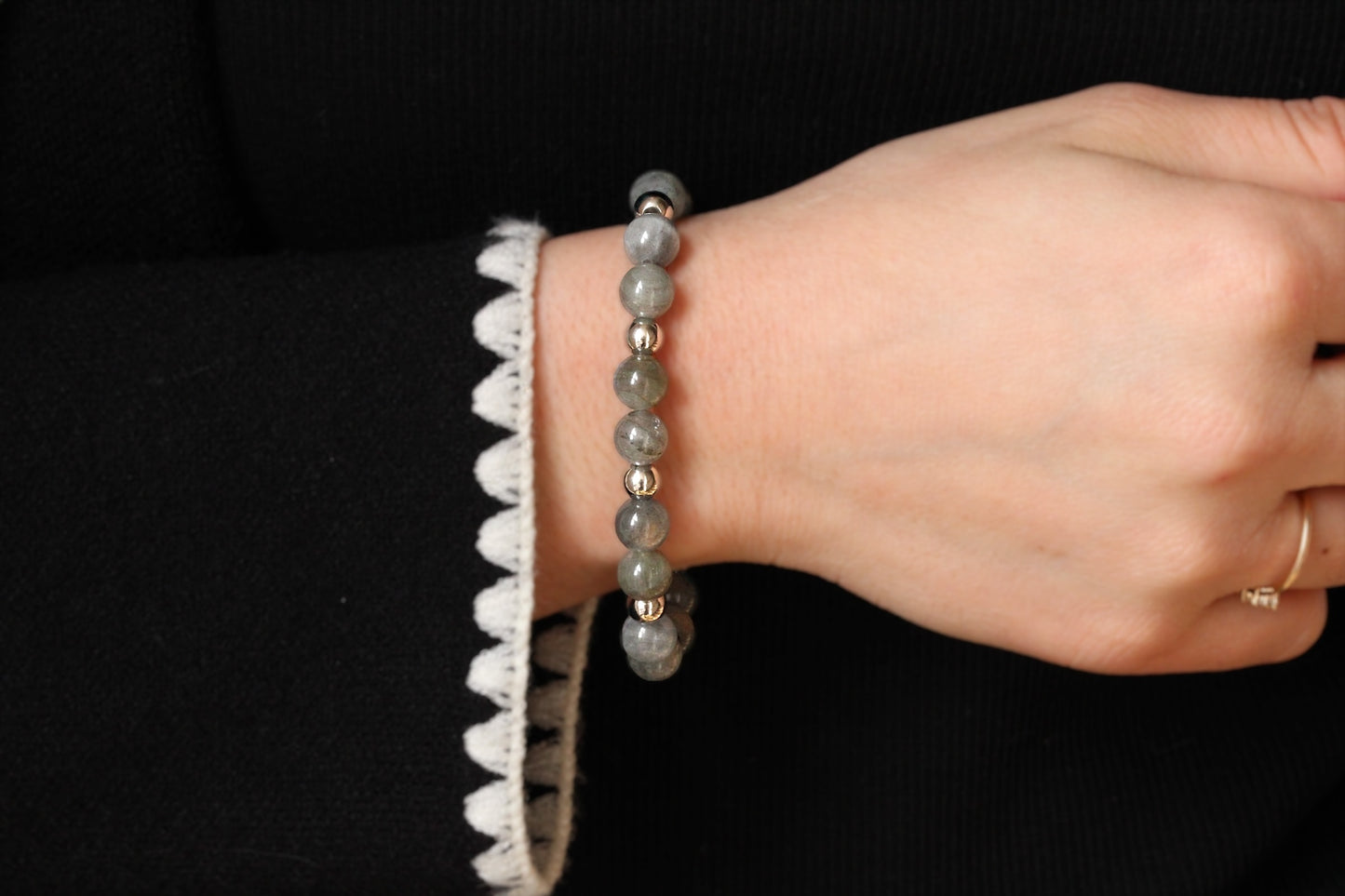 Bracelet Labradorite Argent