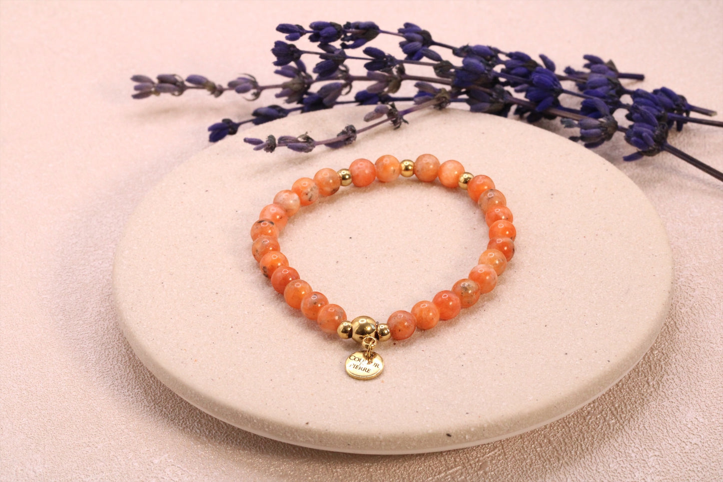 Bracelet Calcite Orange