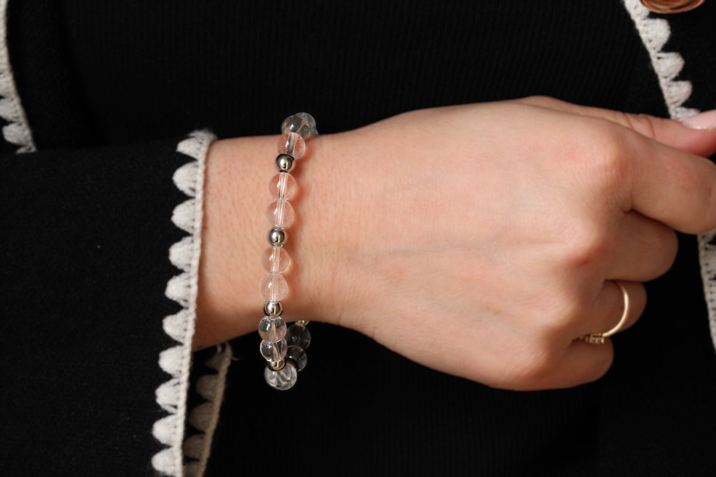 Bracelet Cristal de Roche Argent